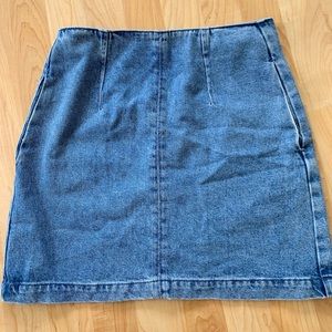 Jean skirt topshop